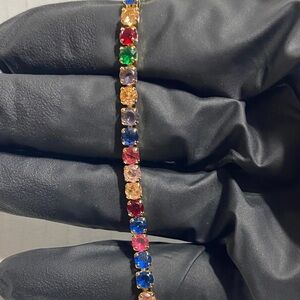 7’ Multicolor Gemstone Bracelet